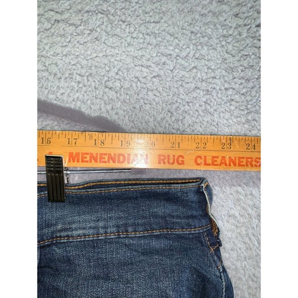True Religion Jeans Men's 44 Blue Distressed Straight Cotton Preppy Denim Pants - Picture 6 of 7
